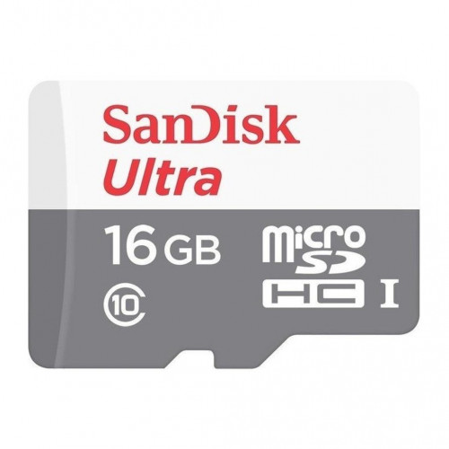 Sandisk Ultra 16GB Micro SDHC Hafıza Kartı 80MB/s SDSQUNS-016G-GN3MN